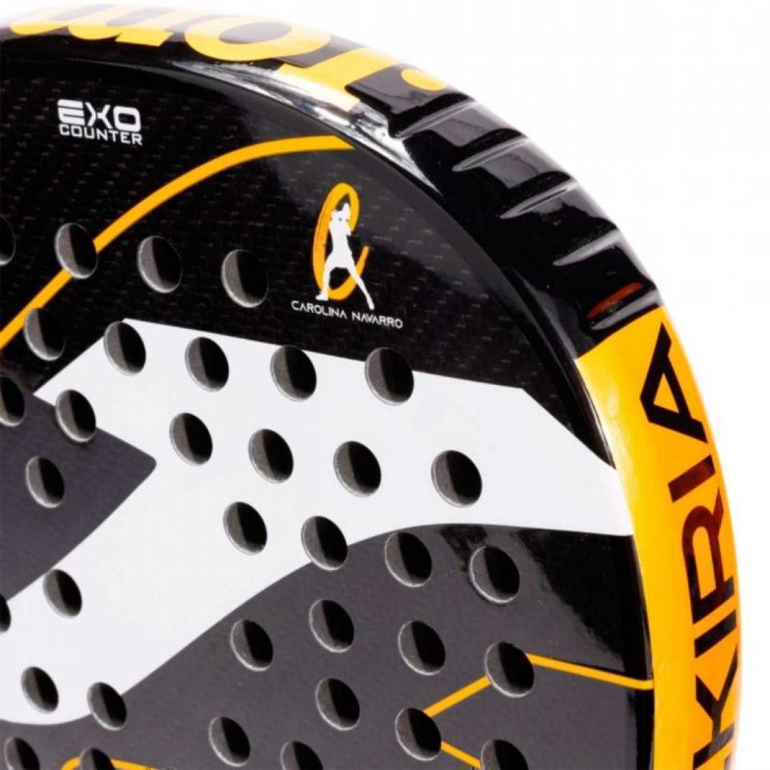 Pala Joma Carolina Navarro Valkiria Pro 2.0 Negro Naranja | Joma